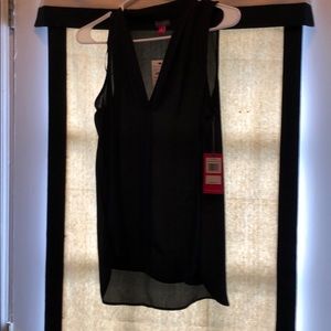 Vince Camuto Sleeveless Top in Black NWT